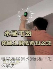 楼房,楼房漏水漏到楼下怎么解决