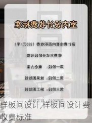 样板间设计,样板间设计费收费标准