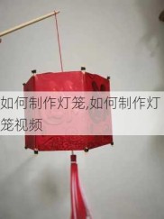 如何制作灯笼,如何制作灯笼视频