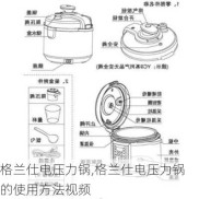 格兰仕电压力锅,格兰仕电压力锅的使用方法视频