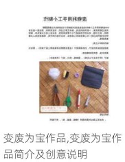 变废为宝作品,变废为宝作品简介及创意说明