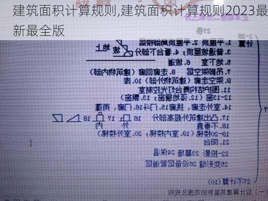 建筑面积计算规则,建筑面积计算规则2023最新最全版