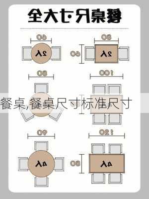 餐桌,餐桌尺寸标准尺寸