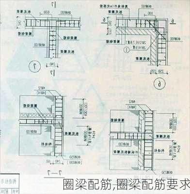 圈梁配筋,圈梁配筋要求