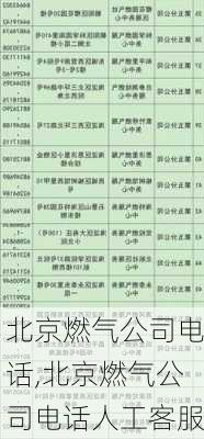 北京燃气公司电话,北京燃气公司电话人工客服