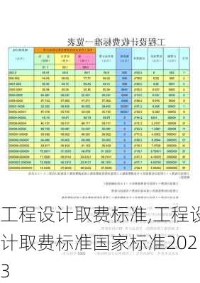 工程设计取费标准,工程设计取费标准国家标准2023