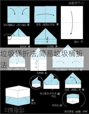 垃圾桶折法,简易垃圾桶折法