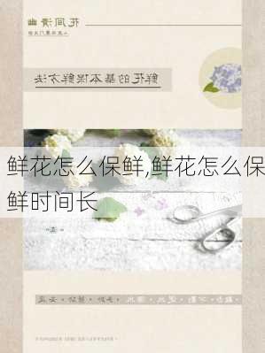 鲜花怎么保鲜,鲜花怎么保鲜时间长