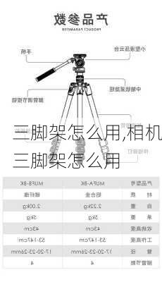 三脚架怎么用,相机三脚架怎么用