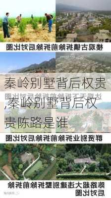 秦岭别墅背后权贵,秦岭别墅背后权贵陈路是谁