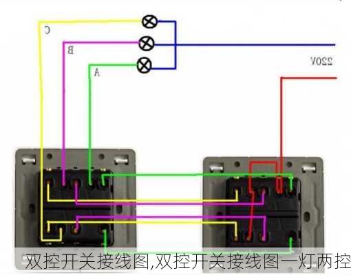 双控开关接线图,双控开关接线图一灯两控