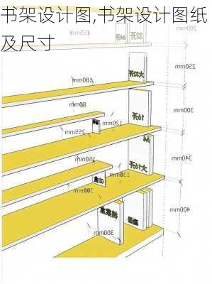 书架设计图,书架设计图纸及尺寸