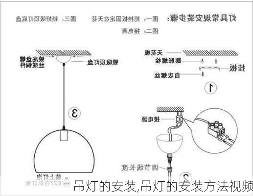 吊灯的安装,吊灯的安装方法视频