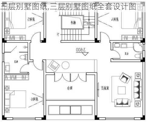 三层别墅图纸,三层别墅图纸全套设计图