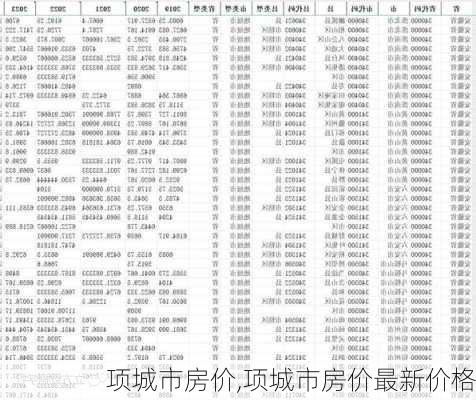 项城市房价,项城市房价最新价格