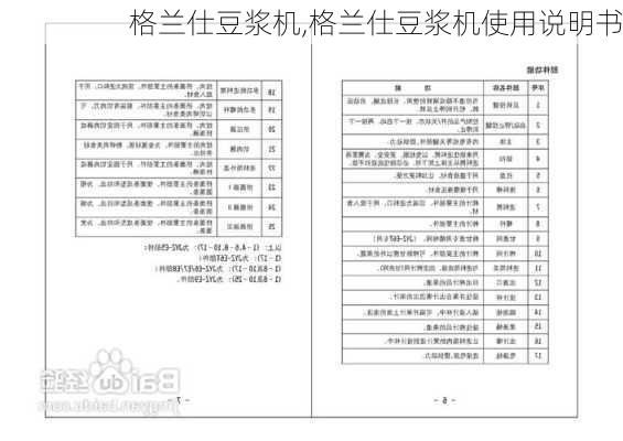 格兰仕豆浆机,格兰仕豆浆机使用说明书